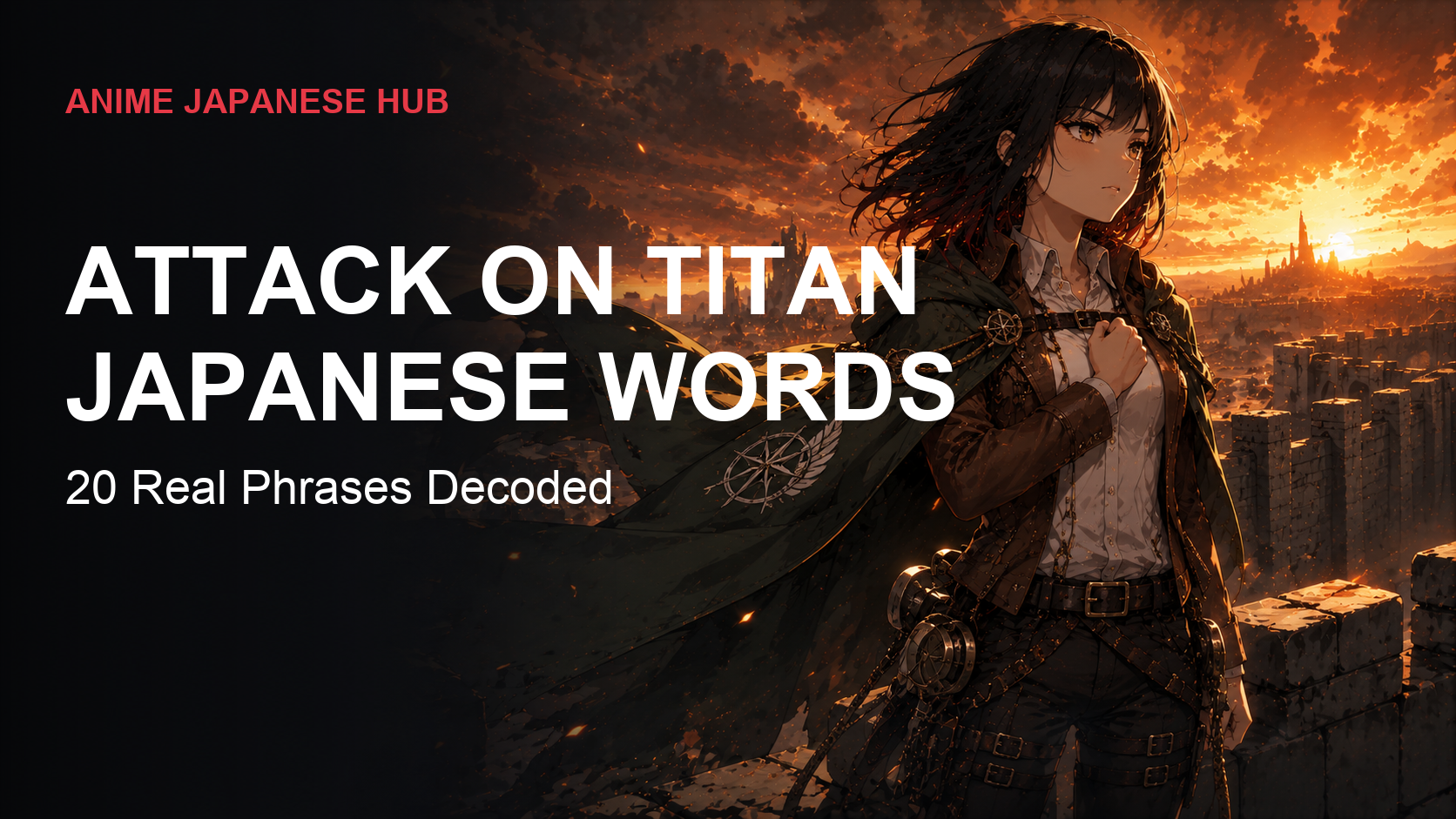 Attack on Titan Japanese Words: 20 Real Phrases From the Most Intense Anime
