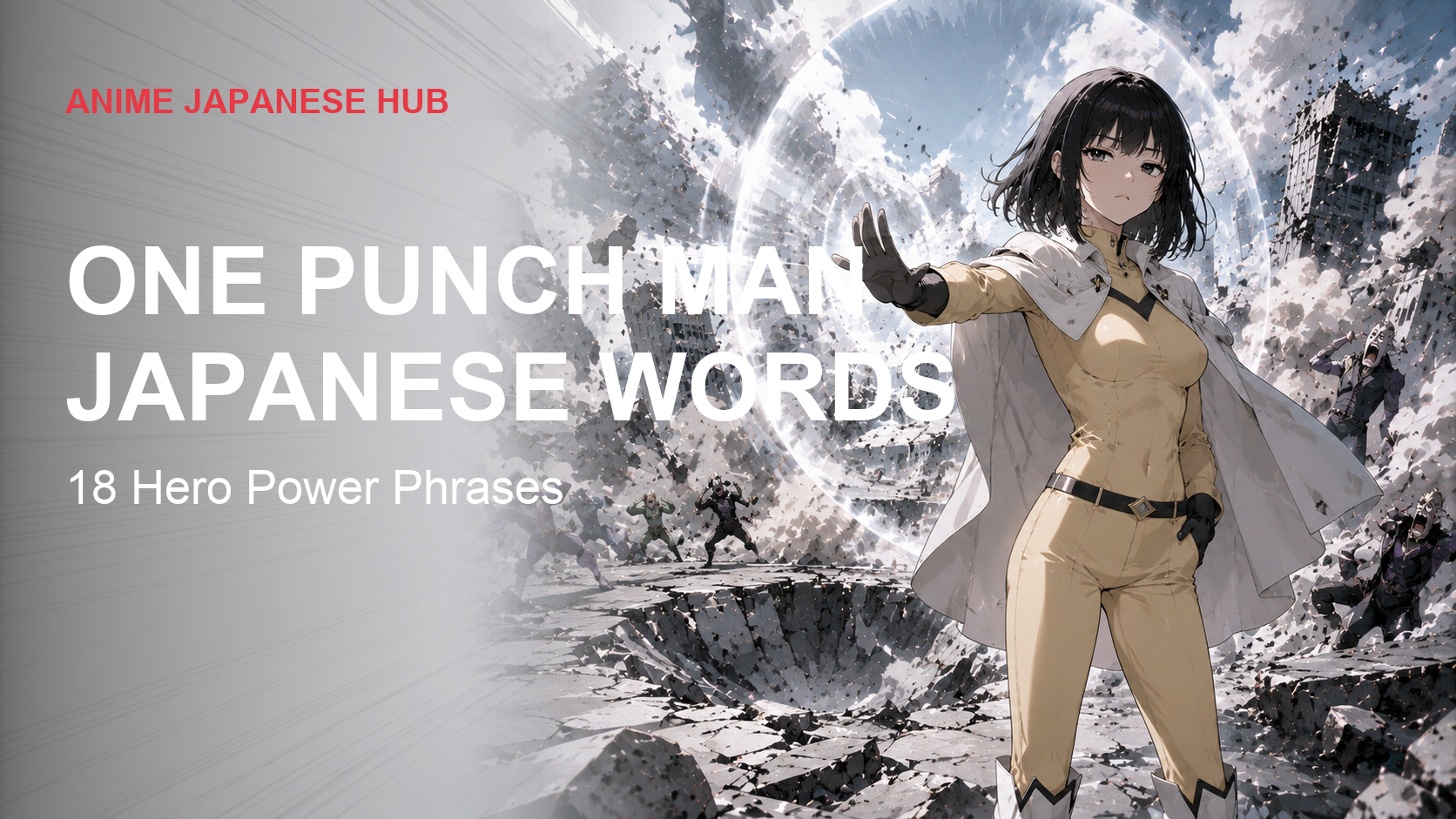 One Punch Man Japanese Words: 18 Real Phrases From the Strongest Anime Hero